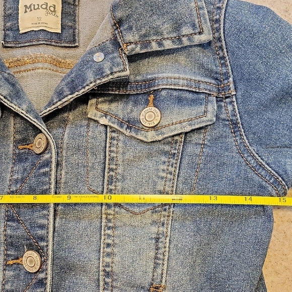 Mudd Classic Blue Denim Jacket Size 12 Juniors - Picture 8 of 9